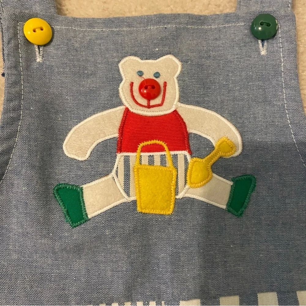 Vintage Ruth Scharf bibs- 2T NWOT(tiny defect)